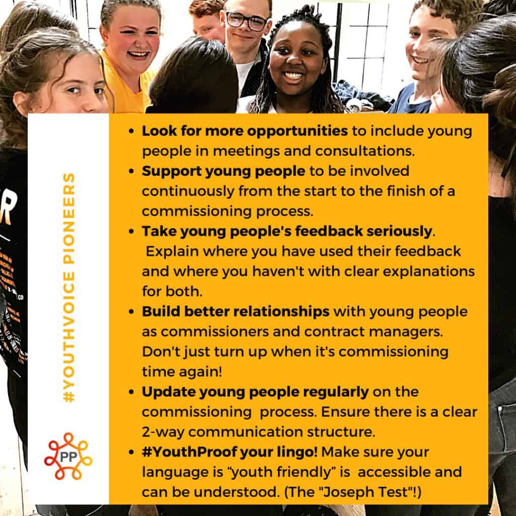 Participation People supporting youth engagement and development.