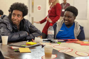 Participation People engaging youth in community projects in Wandsworth.