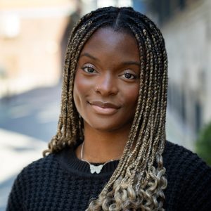 Portrait of Jessica Akinbodunshe, diversity and inclusion advocate.