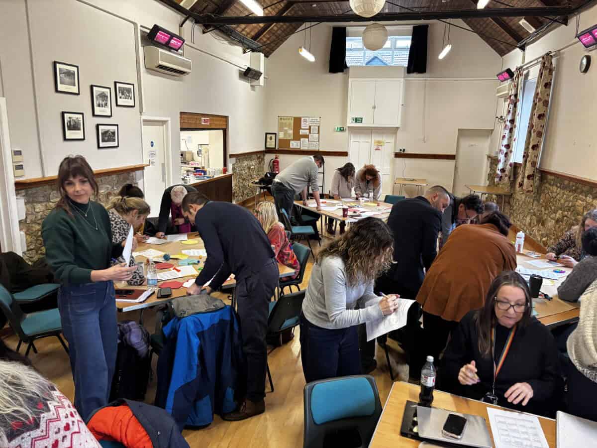 Participation People workshop session in a community hall